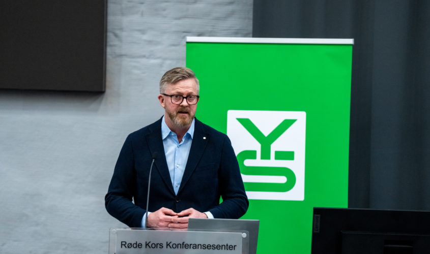 YS-leder Hans-Erik Skjæggerud Foto: Thomas Brun /NTB Kommunikasjon